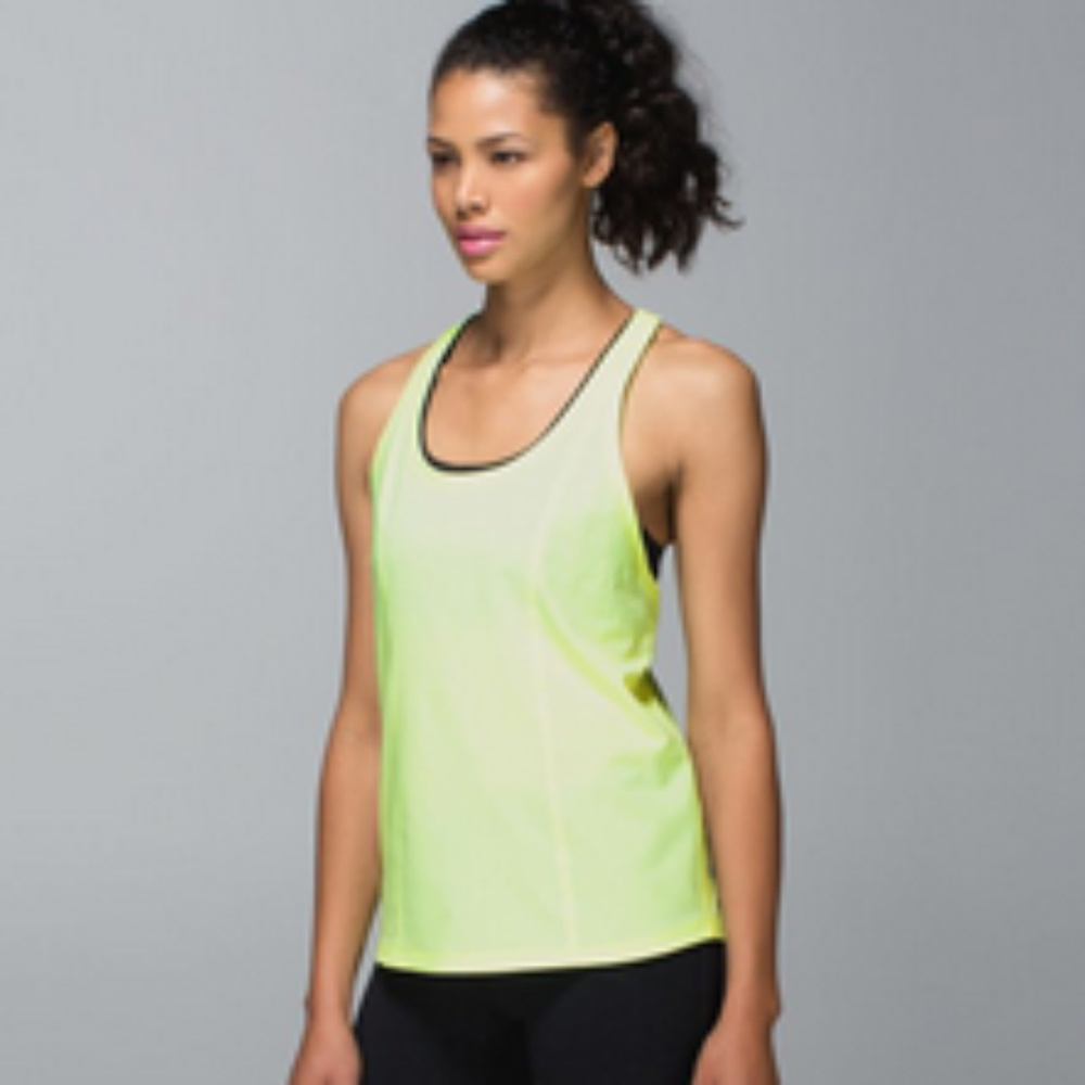 NWOT Lululemon Lightened Up Singlet Clear Mint